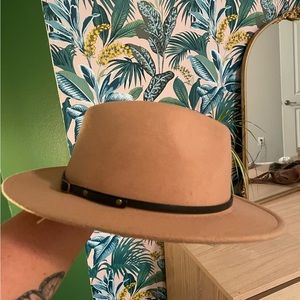 Tan Blogger Hat